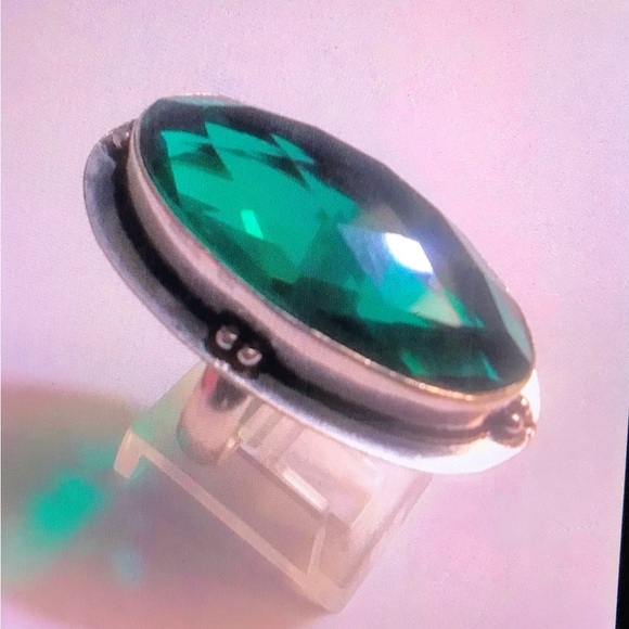 Chrome Diopside 925 Sterling Silver Ring - Picture 4 of 4